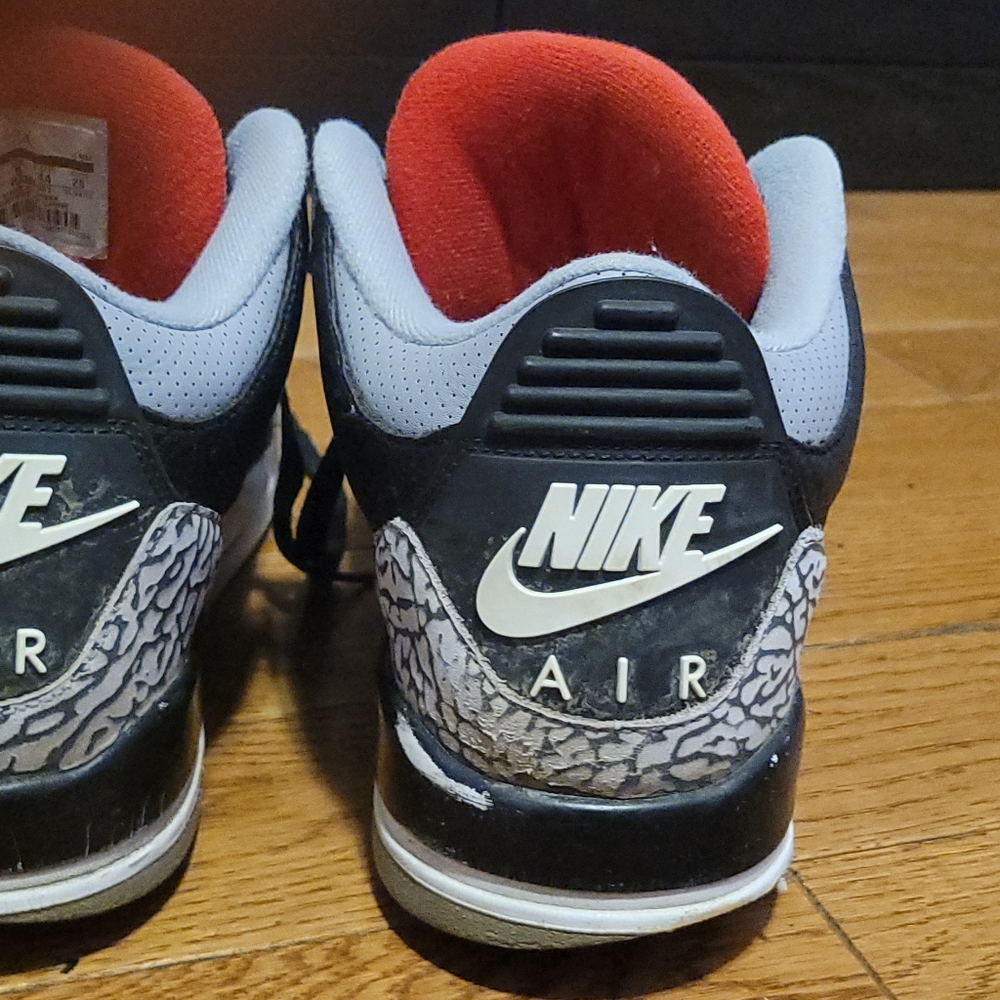 2018 Jordan 3 Black Cement Beaters